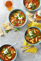 Best Slow-Cooker Chicken-Tortilla Soup Recipe - How to ... image
