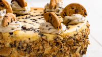 Best Cookie Dough Cheesecake Recipe - How to Make a Cookie ... image