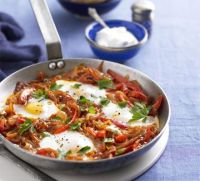 Turkish one-pan eggs & peppers (Menemen) - BBC Good Food image