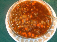 Beef Bone Vegetable Soup | Just A Pinch Recipes image