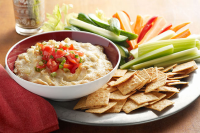 Cheesy Herbed Pull-Aparts with Spinach-Artichoke Dip ... image