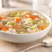 Chicken and Vegetable Noodle Soup Recipe: How to Make It image