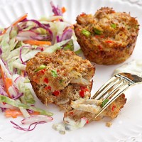 Muffin-Tin Crab Cakes Recipe - EatingWell image