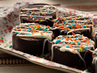 Chocolate Candy Bar Rounds Recipe | Trisha Yearwood | Food ... image