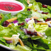 Green Salad with Cranberry Vinaigrette Recipe | Allrecipes image