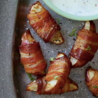 Bacon-Wrapped Potatoes with Queso Blanco Dip Recipe ... image