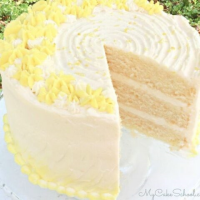 Lemon Buttermilk Cake {A Scratch Recipe} - My Cake School image