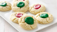3-Ingredient Holiday Thumbprints Recipe - Pillsbury… image