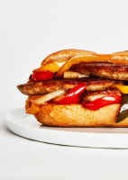 Sausage, Peppers, and Onions Subs Recipe | Bon Appétit image