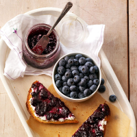 Ricotta Pancakes with Blackberry Orange Syrup Reci… image