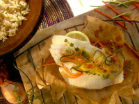 Fish en Papillote Recipe | Melissa d'Arabian | Food Network image
