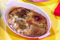 Oven-Roasted Cod Crusted with Herbs Recipe | Rachael Ray ... image