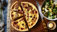 Stilton and butternut squash quiche recipe - BBC Food image