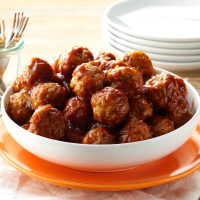 Tangy Glazed Meatballs Recipe: How to Make It image