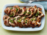 Mushroom-Stuffed Pork Tenderloin Recipe | Food Network ... image