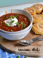 the BEST Venison Chili Recipe - Everyday Recipes with ... image