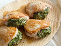 SPINACH AND CHEESE STUFFED PORK CHOPS RECIPES
