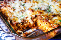 Baked Spaghetti with Cream Cheese | Just A Pinch Recipes image