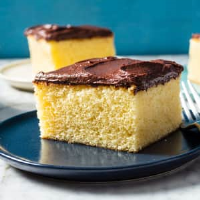 Yellow Sheet Cake with Chocolate Frosting | America's Test ... image