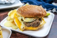 Aunt Kathy's Oven Burgers | Just A Pinch Recipes image
