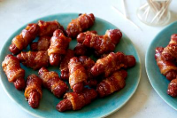 Bacon-Wrapped Lit'l Smokies Recipe | Food Network image