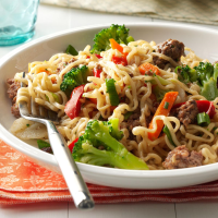 Asian Beef and Noodles Recipe: How to Make It - Taste of Home image