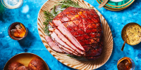Old-Fashioned Ham With Brown Sugar and Mustard Glaze image