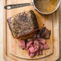 Bottom Round Roast Beef with Zip-Style Sauce | Cook's Country image