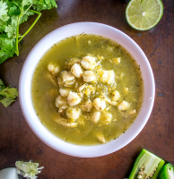 Easy Pozole Verde | Mexican Please image