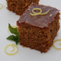 Gingerbread Cake with Lemon Glaze - Allrecipes image