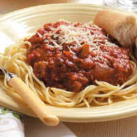 Homemade Spaghetti Sauce - Taste of Home: Find Recipes ... image