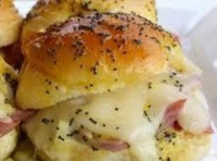 Absolute Best Ham and Cheese Sliders | Just A Pinch Recipes image