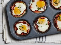 Baked Ham and Egg Cups Recipe | Food Network Kitche… image