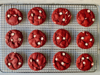 Red Velvet Cake Mix Cookies | Southern Living image