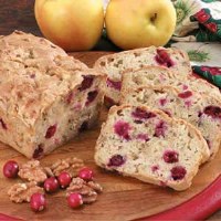 Apple Cranberry Bread Recipe: How to Make It image