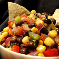 Heather's Cilantro, Black Bean, and Corn Salsa Recipe ... image