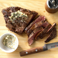 Garlic-Butter Steak Recipe: How to Make It - tasteofhome.com image