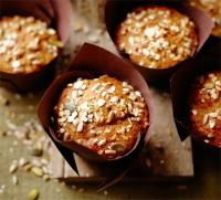 Healthy banana muffins recipe | BBC Good Food image