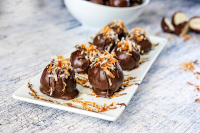 COCONUT BALLS DIPPED IN CHOCOLATE RECIPES