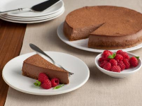 Lightened-Up Chocolate Truffle Cheesecake Recipe | Food ... image