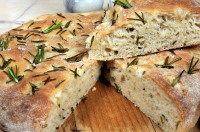 Focaccia with Olives and Rosemary Recipe | Epicurious image