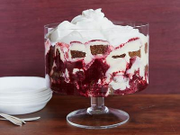 Gingerbread and Lemon Curd Trifle with Blackberry Sauce ... image
