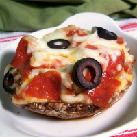 Personal Portobello Pizza Recipe | Allrecipes image