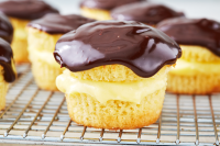 Best Boston Cream Cupcakes Recipe - How To Make Boston ... image
