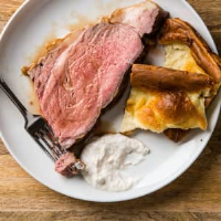 Boneless Rib Roast with Yorkshire Pudding and Jus | C… image