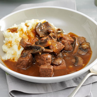 Beef & Mushroom Braised Stew Recipe: How to Make It image