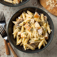Creamy Chicken and Pasta Recipe: How to Make It image