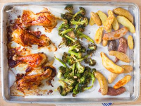 Glazed Chicken and Broccoli Sheet Pan Dinner Recipe | Foo… image