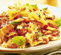 Pasta with tuna & tomato sauce recipe | BBC Good Food image