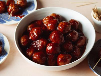 Grape Jelly Slow-Cooker Meatballs Recipe | Food Network ... image